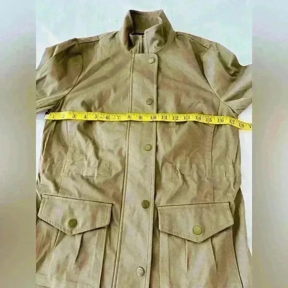 I.N.C. Lace-Up Utility Jacket Size Petite Small - Picture 9 of 11